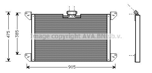 AVA QUALITY COOLING Kondensaator,kliimaseade SC5009